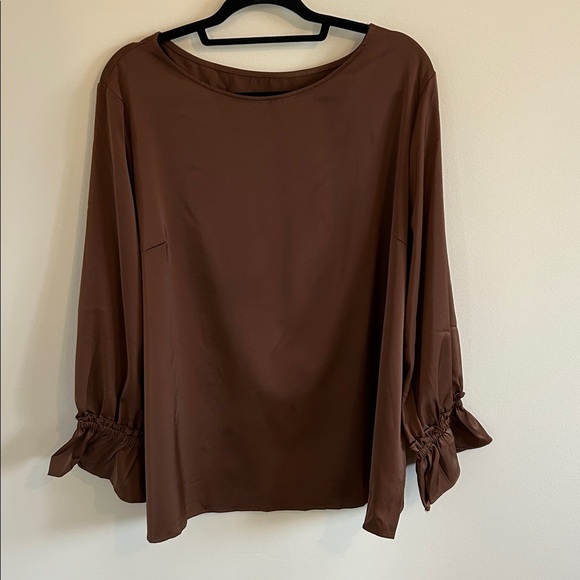 Tops - Plus - Silk Blouse - 3X